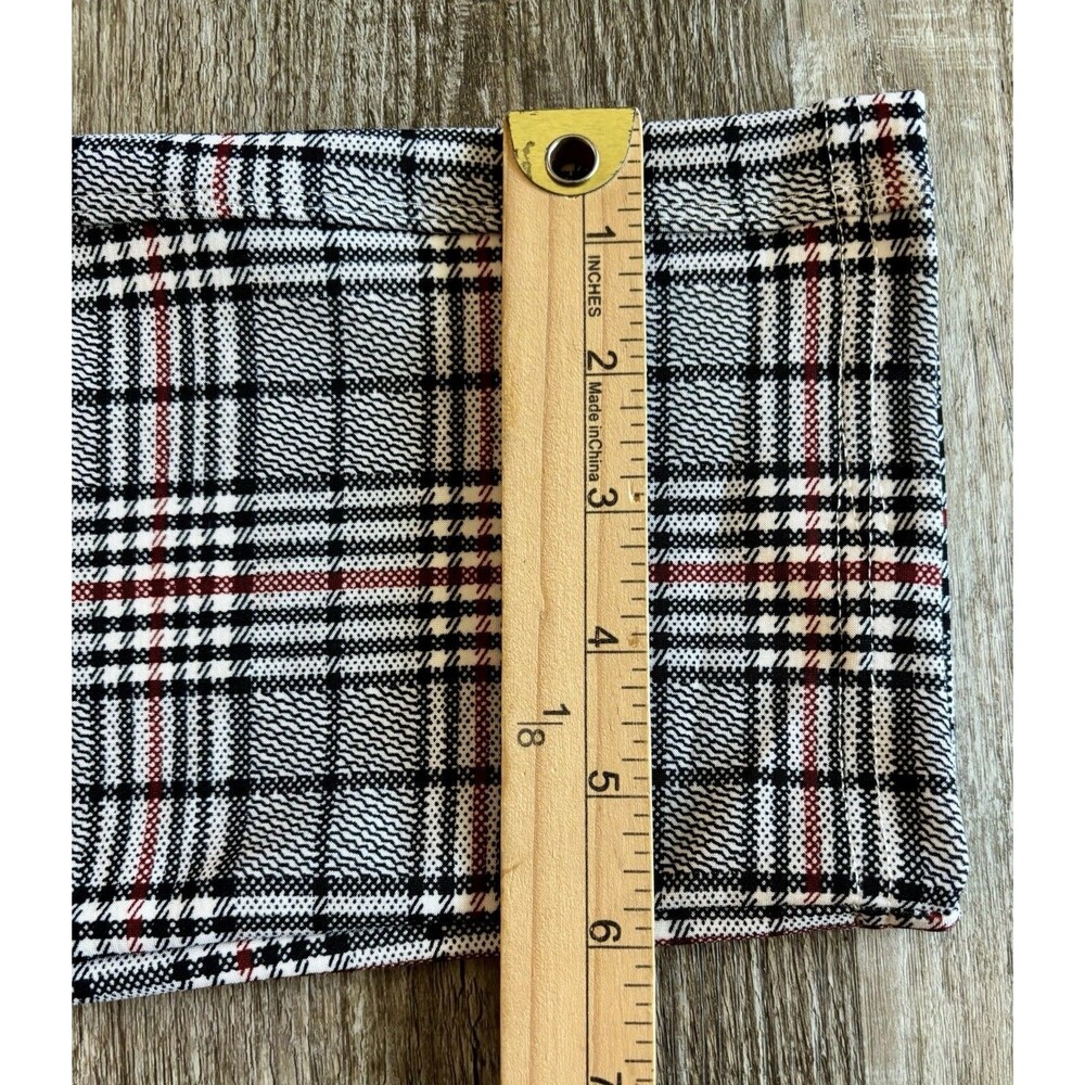 Maze Collection Levanta Cola Scuba Gray Black Plaid Slimming Pants Women 3X NWT - Picture 8 of 12